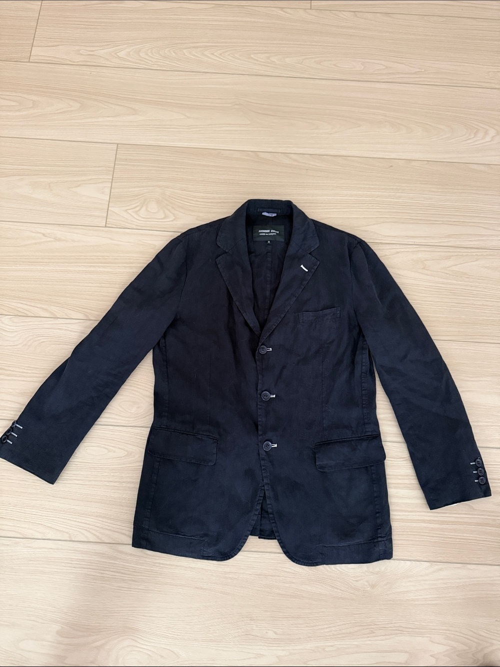 Comme des Garçons Black Single-Breasted Sport Coat